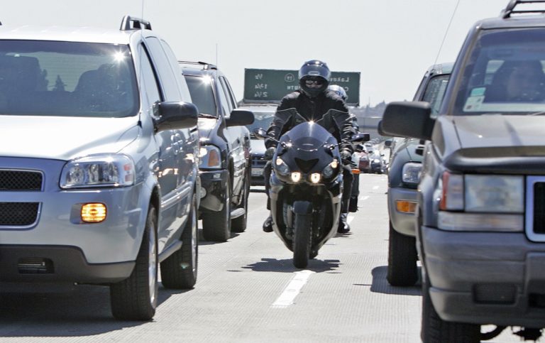 Lane splitting in NYC