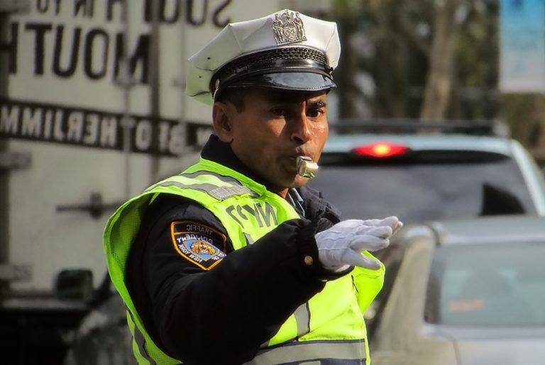 Traffic cops in New York
